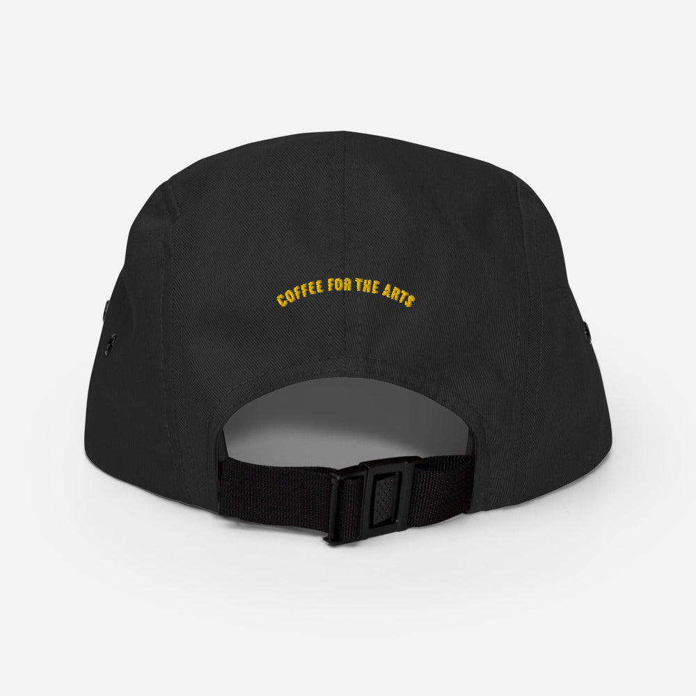 Girl with the Pearl Earring / iconic series five panel hat / Black