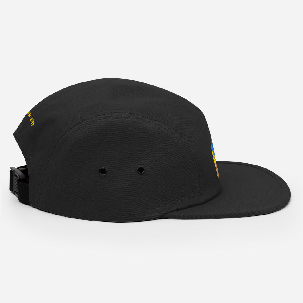 Girl with the Pearl Earring / iconic series five panel hat / Black