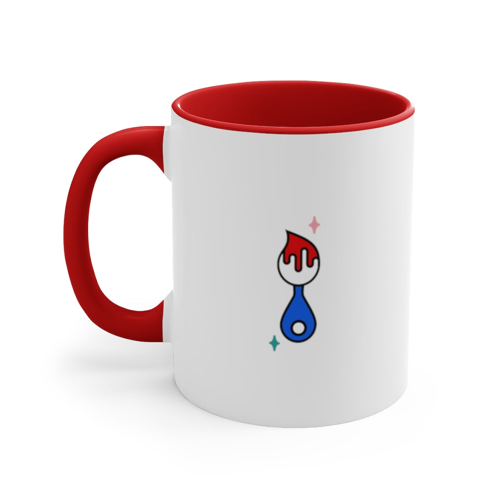 FUND THE ARTS - COLOR ACCENT MUG