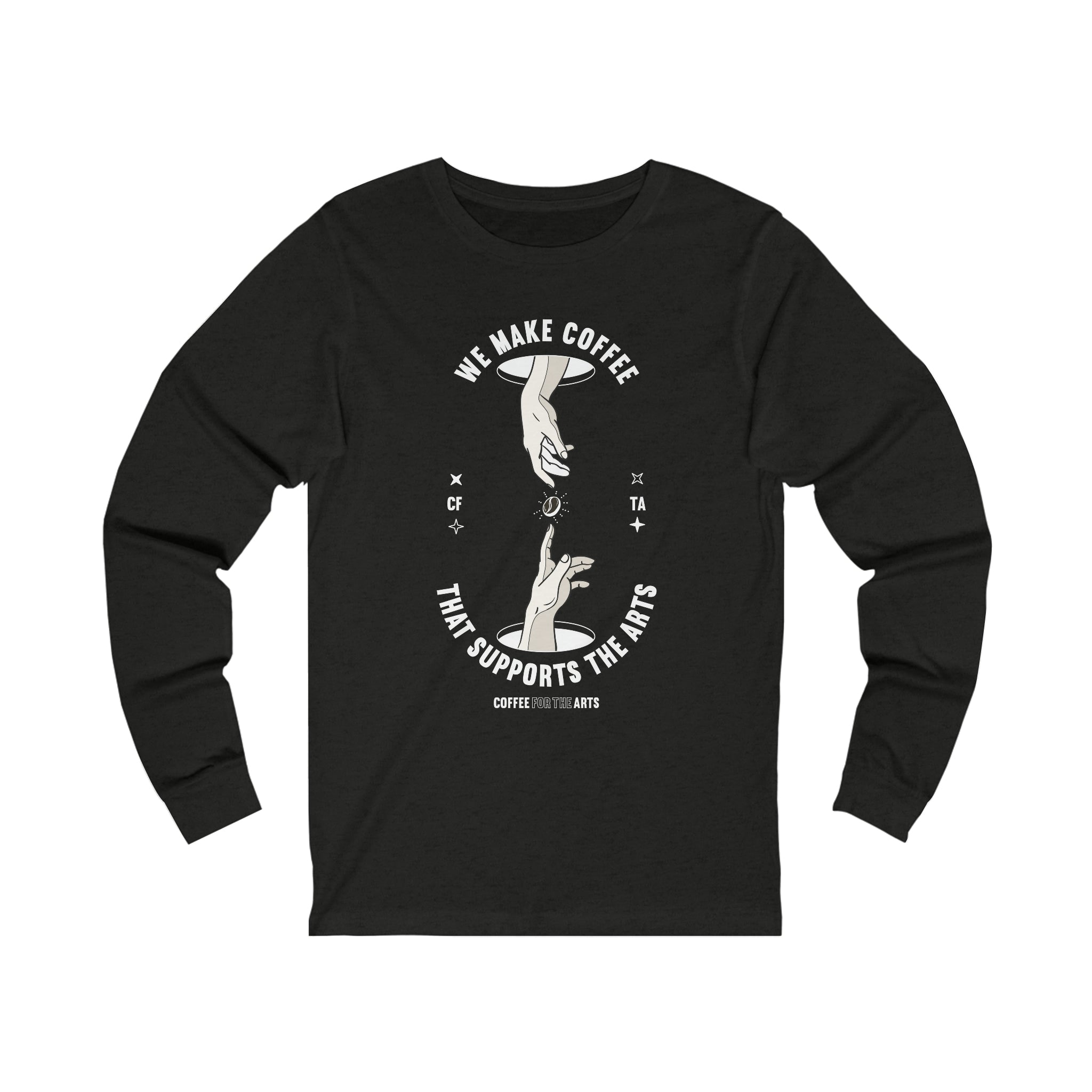 Long Sleeve T-Shirt | The Creation of Adam Coffee Edition | Unisex | Jersey