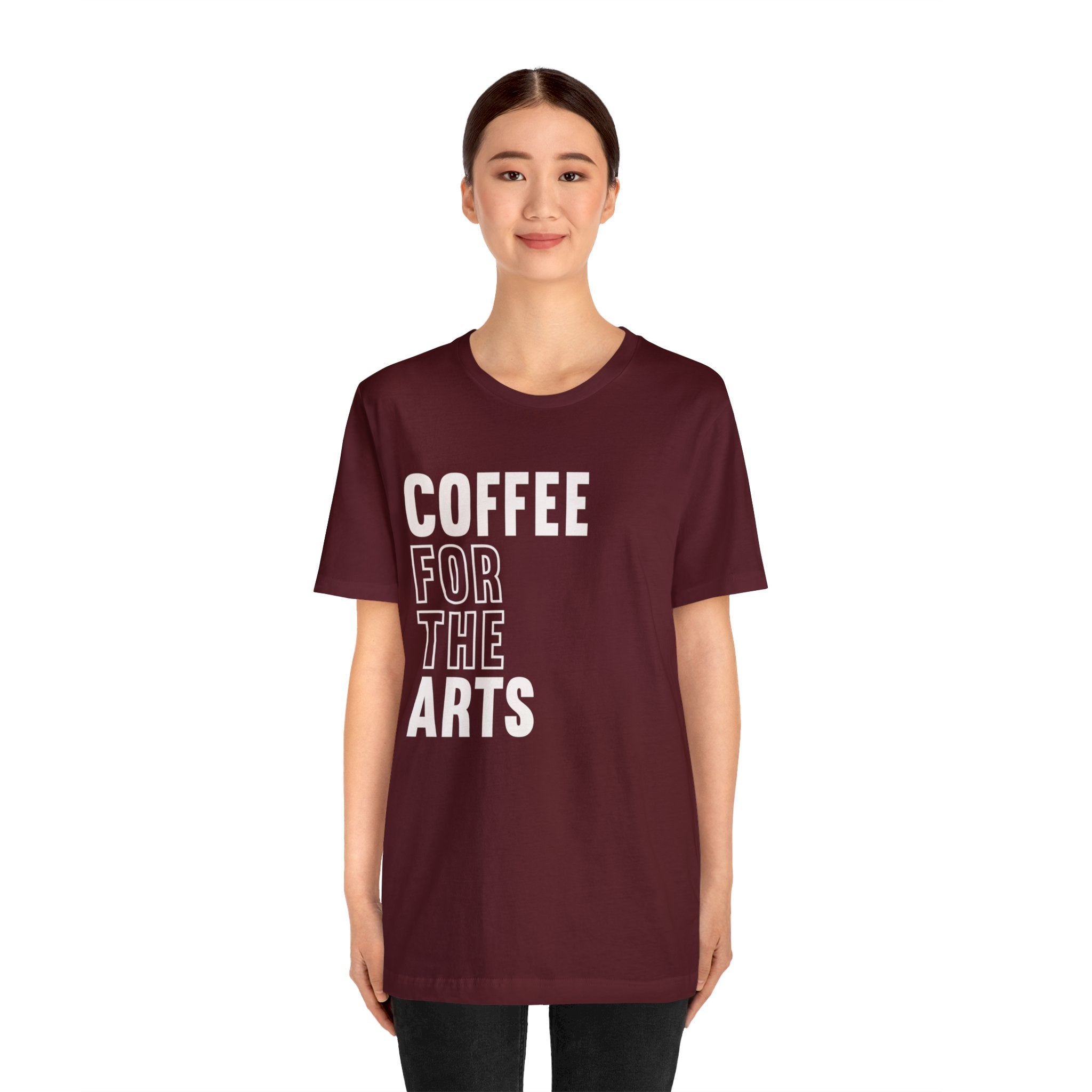 Short Sleeve T-Shirt | Unisex Jersey | Coffee For The Arts