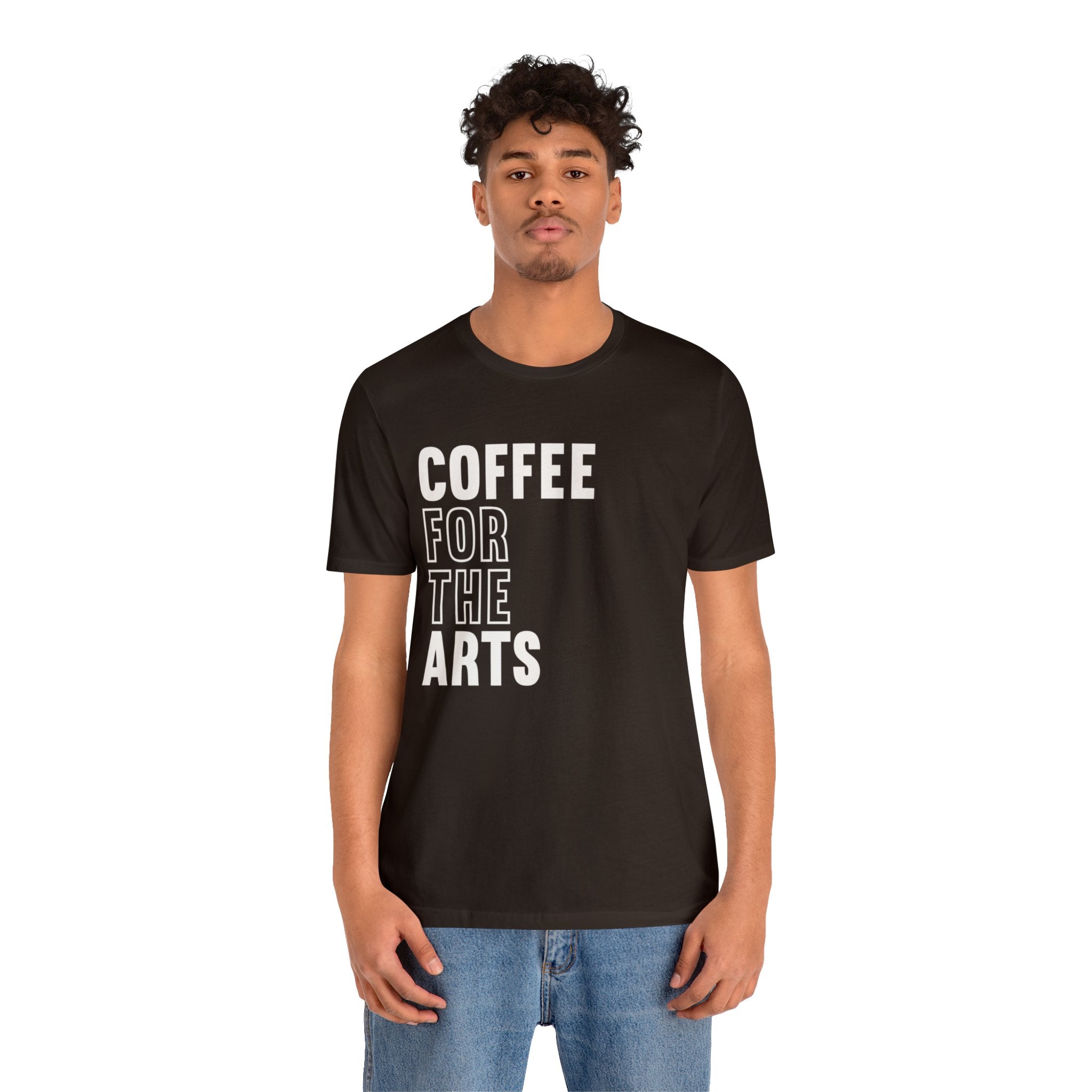 Short Sleeve T-Shirt | Unisex Jersey | Coffee For The Arts