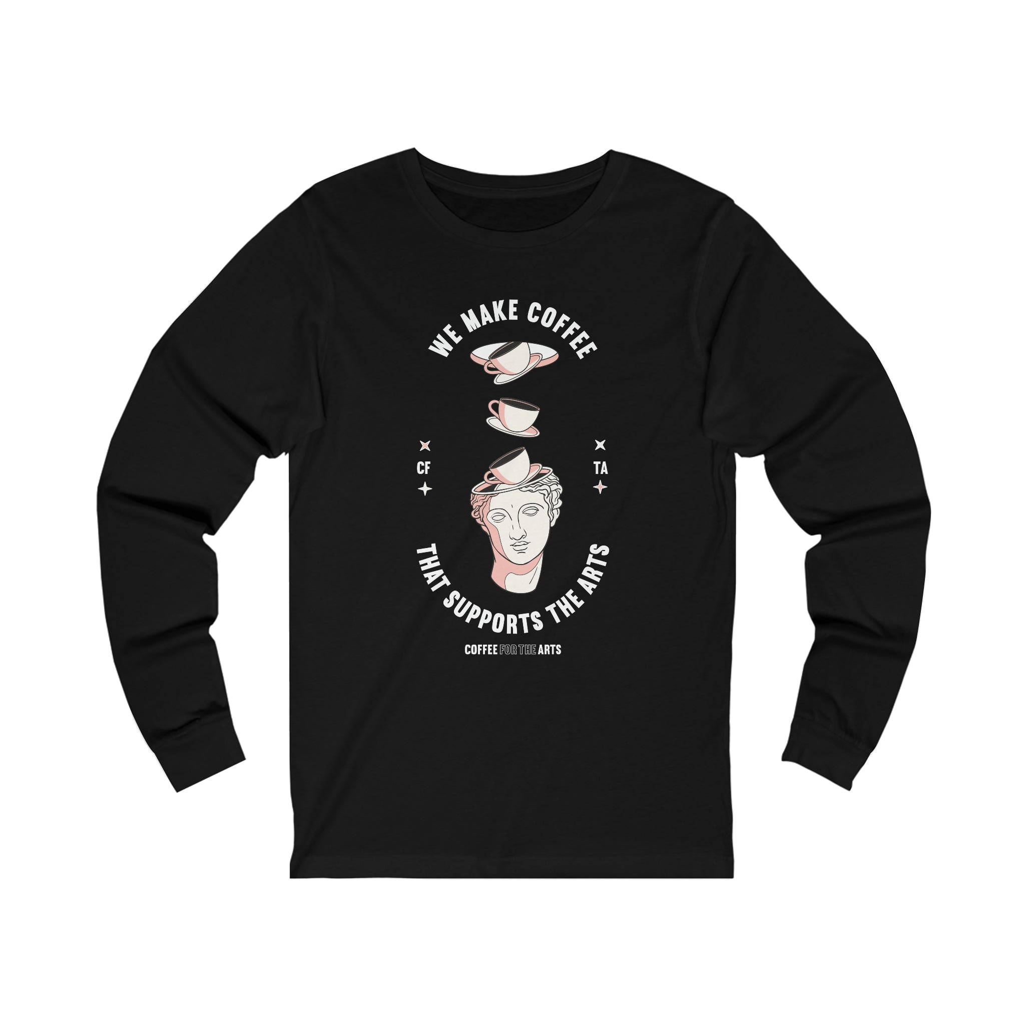 Long Sleeve T-Shirt | Venus We Make Coffee Creation |  Unisex | Jersey