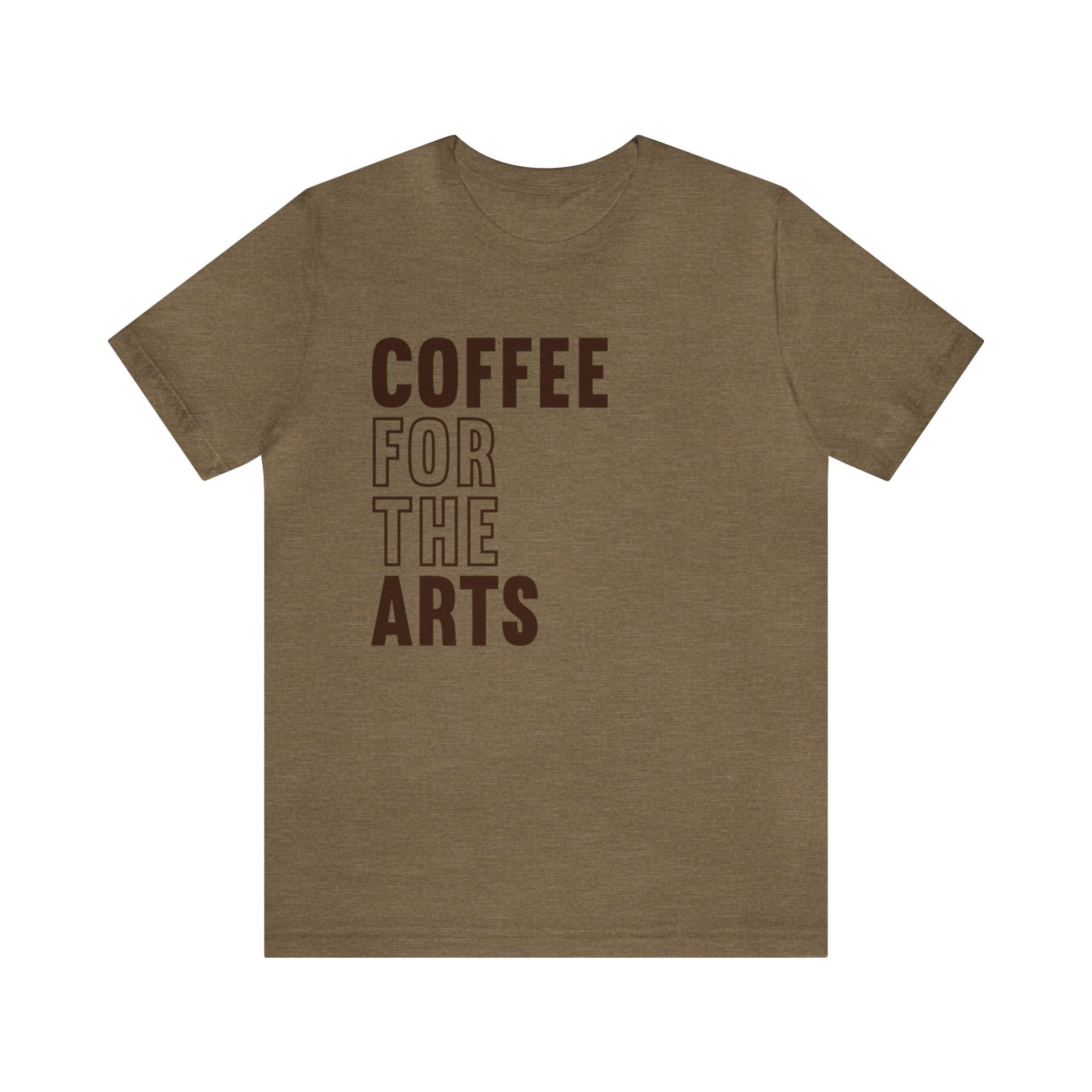 Short Sleeve T-Shirt | Unisex Jersey | Coffee For The Arts