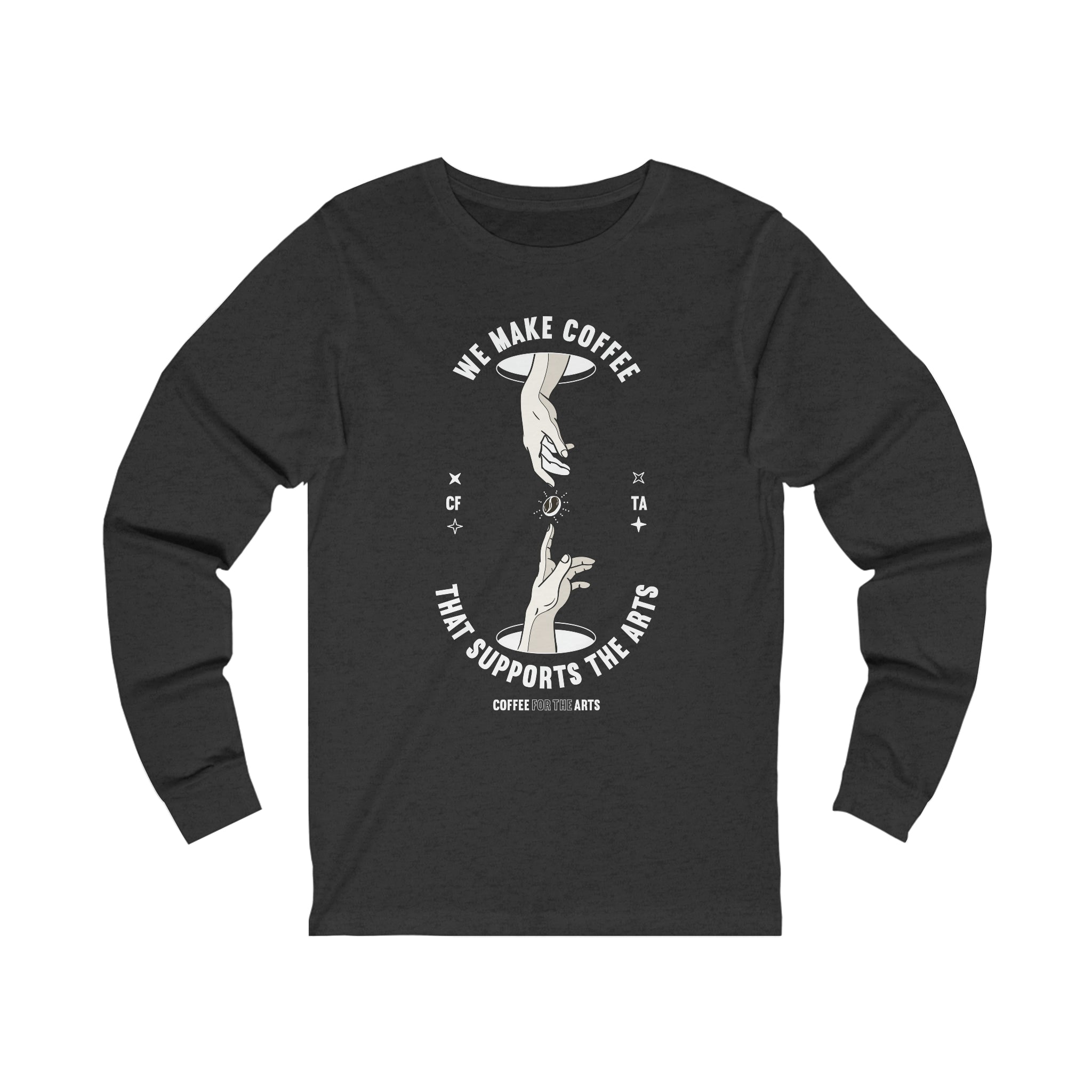 Long Sleeve T-Shirt | The Creation of Adam Coffee Edition | Unisex