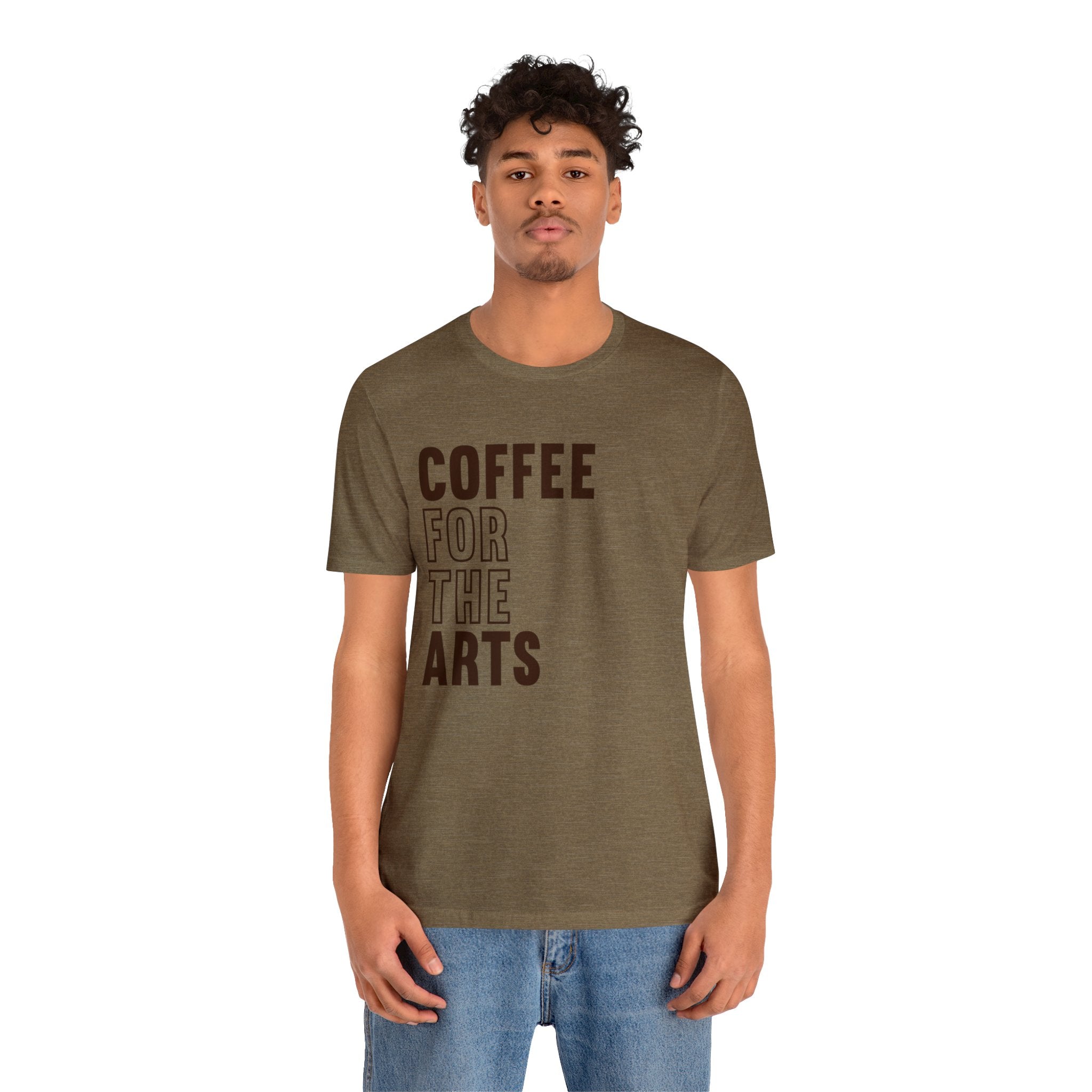 Short Sleeve T-Shirt | Unisex Jersey | Coffee For The Arts