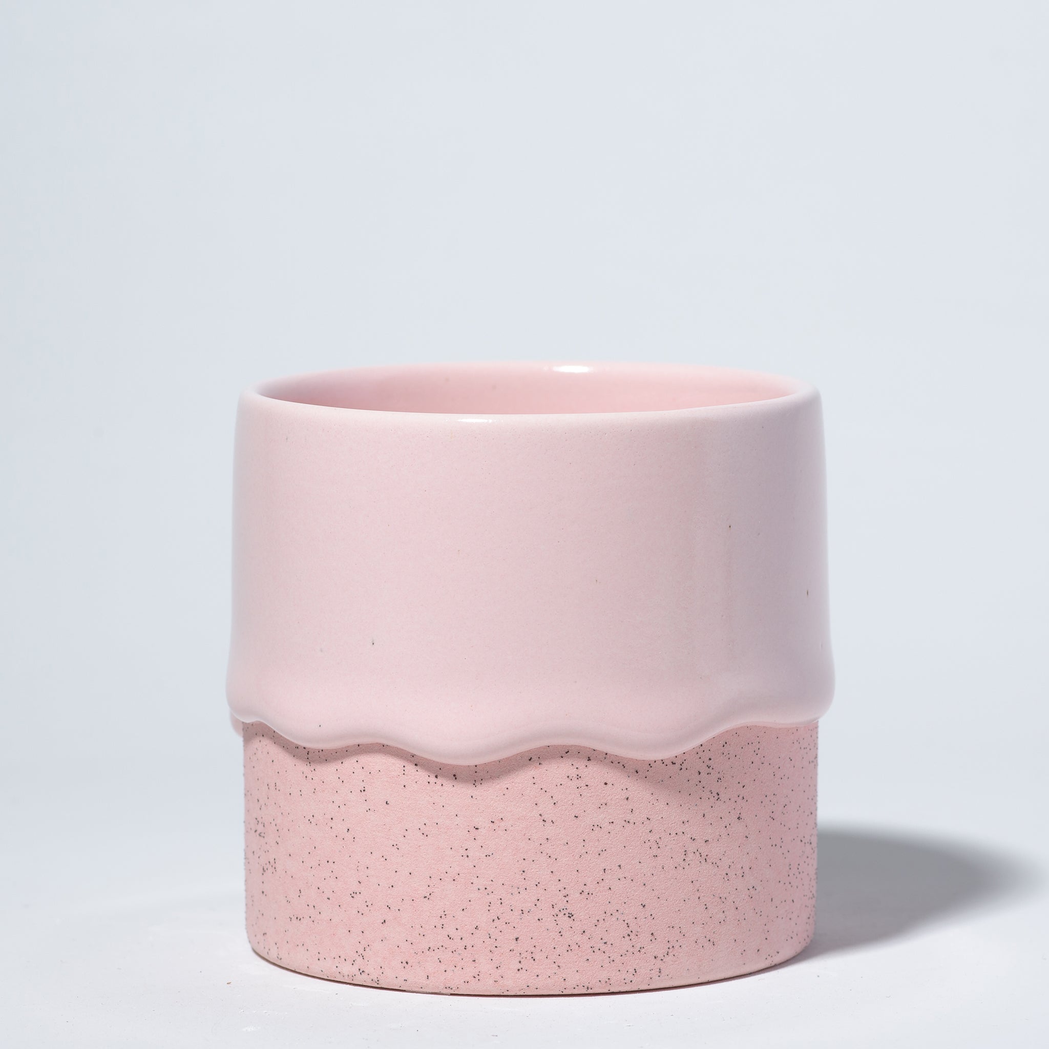 Handcrafted 10oz Ceramic Squat Cylinder Mug – Artisan Coffee Cup