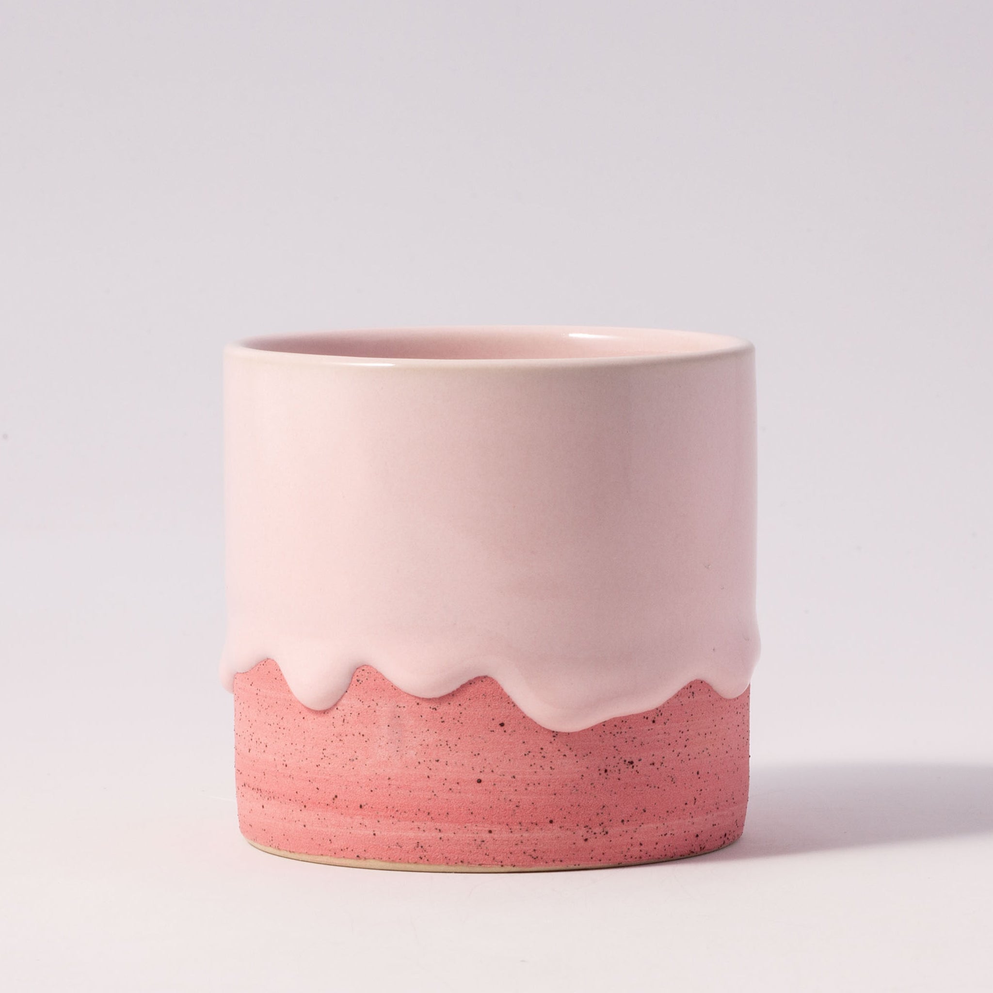 Handcrafted 10oz Ceramic Squat Cylinder Mug – Artisan Coffee Cup