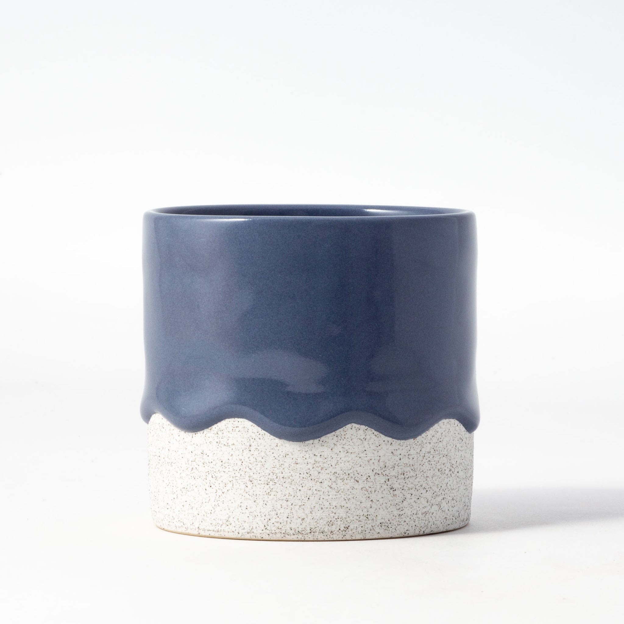 Handcrafted 10oz Ceramic Squat Cylinder Mug – Artisan Coffee Cup