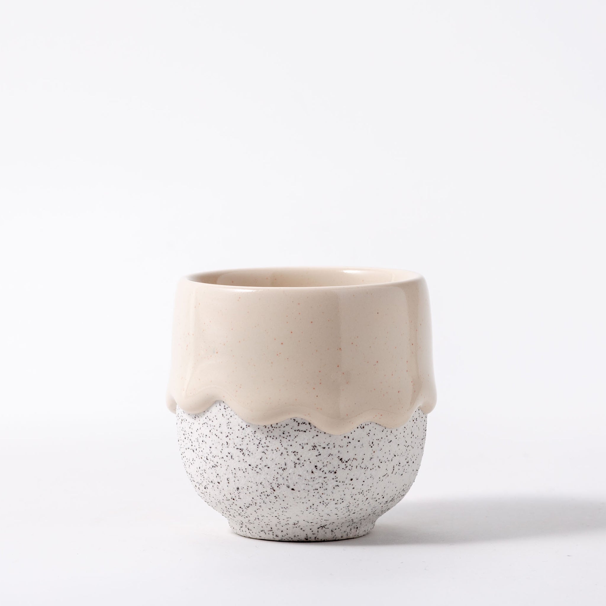 Handcrafted 3.5oz Ceramic Espresso Cup - Artisan Coffee Cup