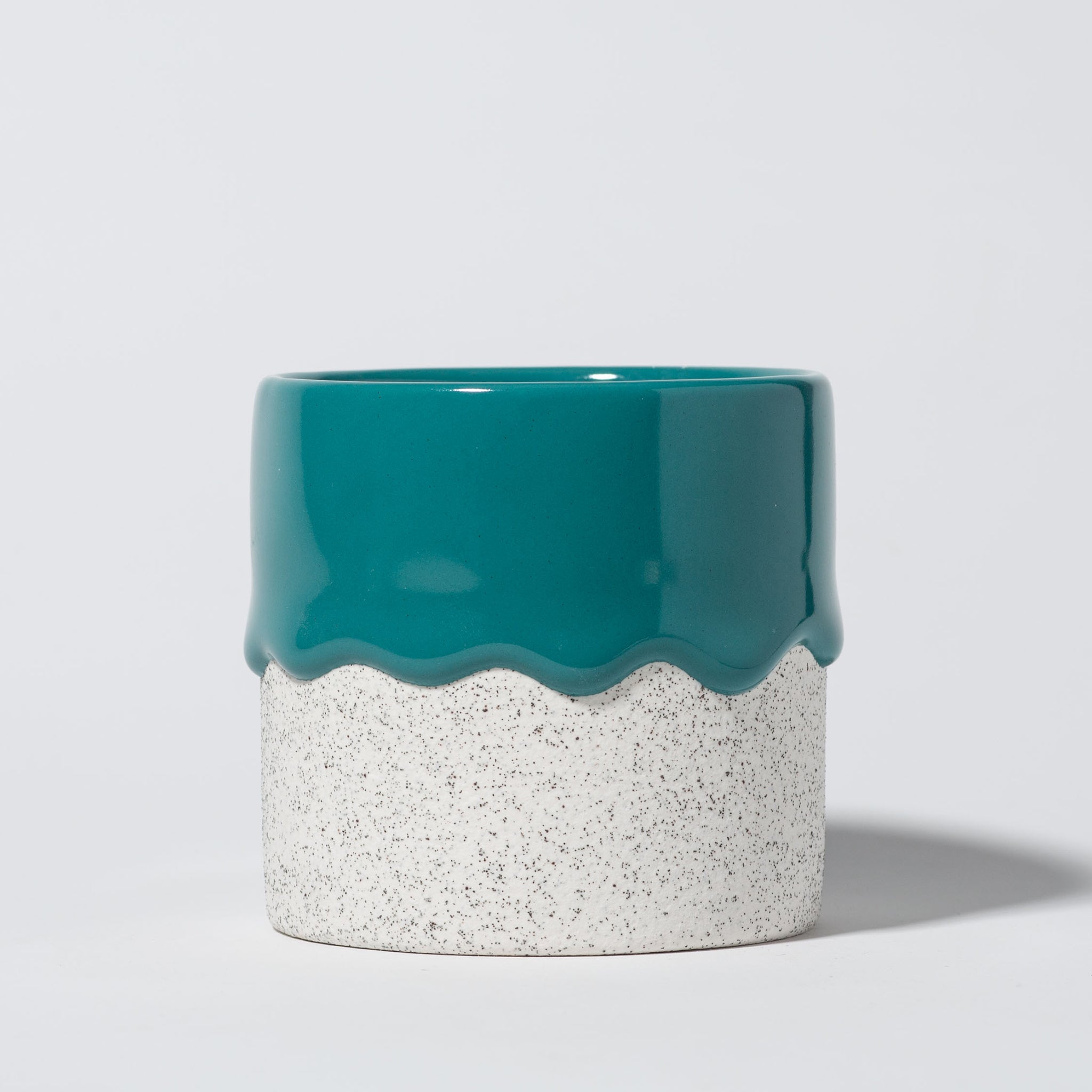 Handcrafted 10oz Ceramic Squat Cylinder Mug – Artisan Coffee Cup