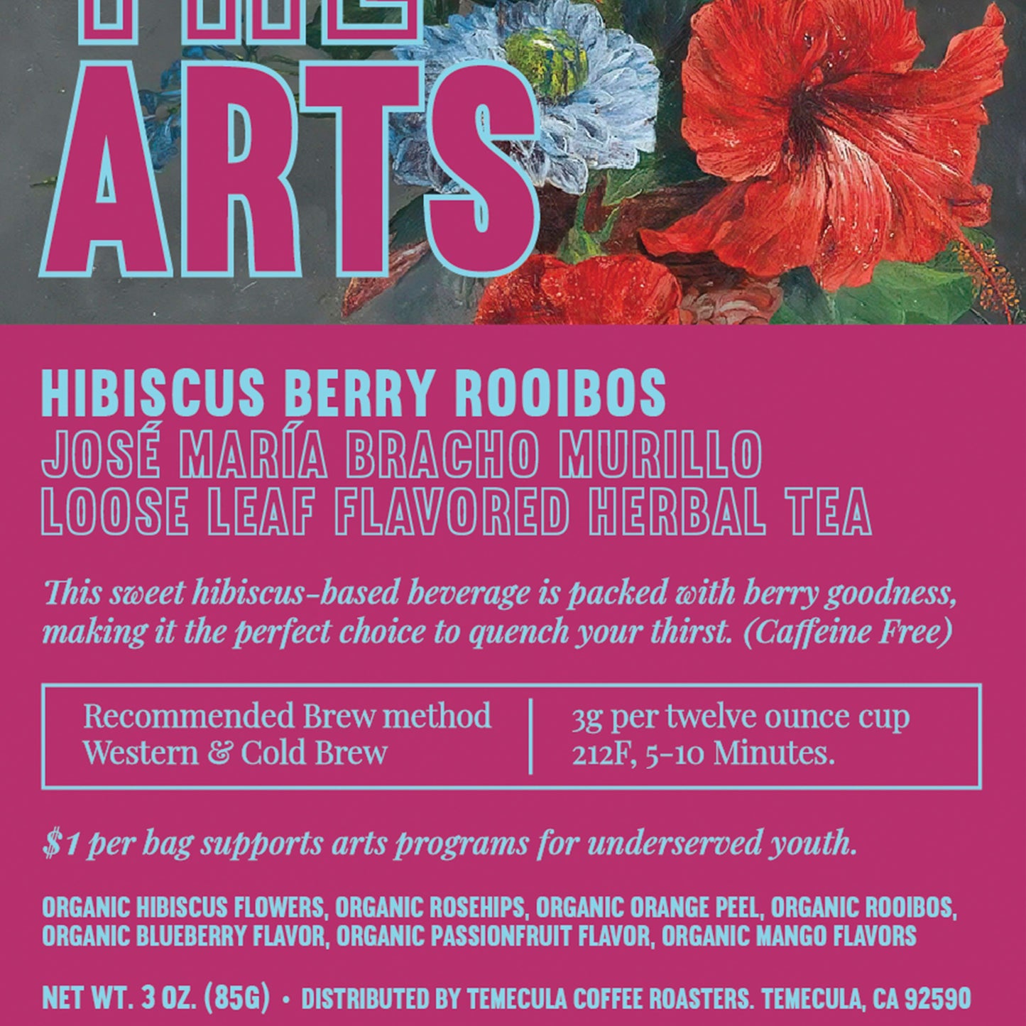 Hibiscus Berry Rooibos Tea / Loose Leaf Tea / Caffeine Free