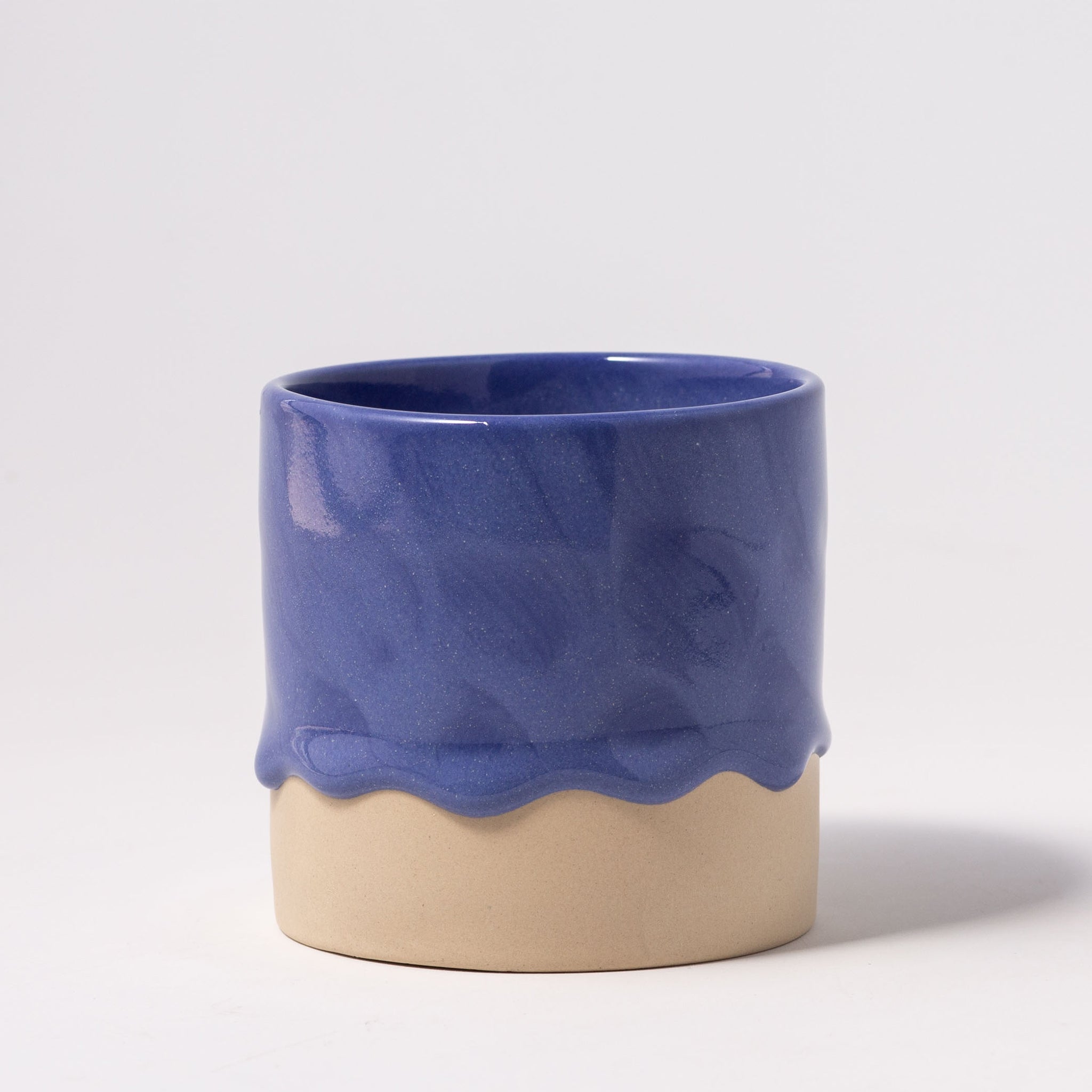 Handcrafted 10oz Ceramic Squat Cylinder Mug – Artisan Coffee Cup