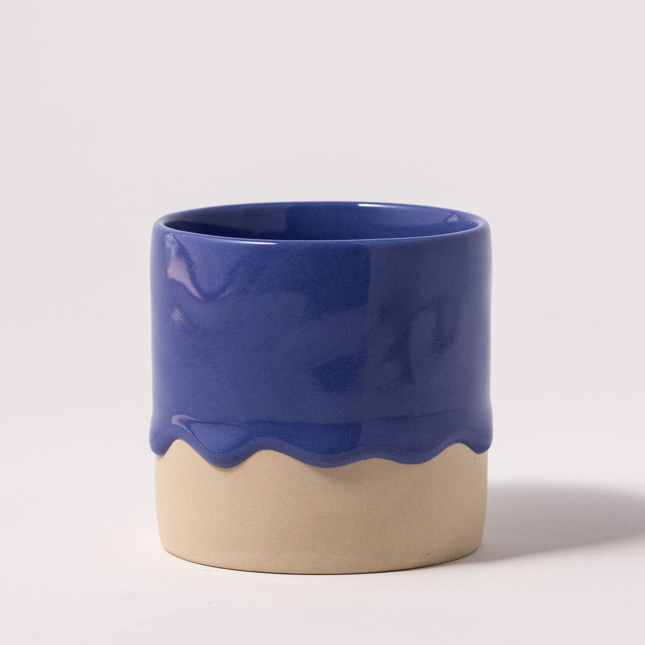 Handcrafted 10oz Ceramic Squat Cylinder Mug – Artisan Coffee Cup