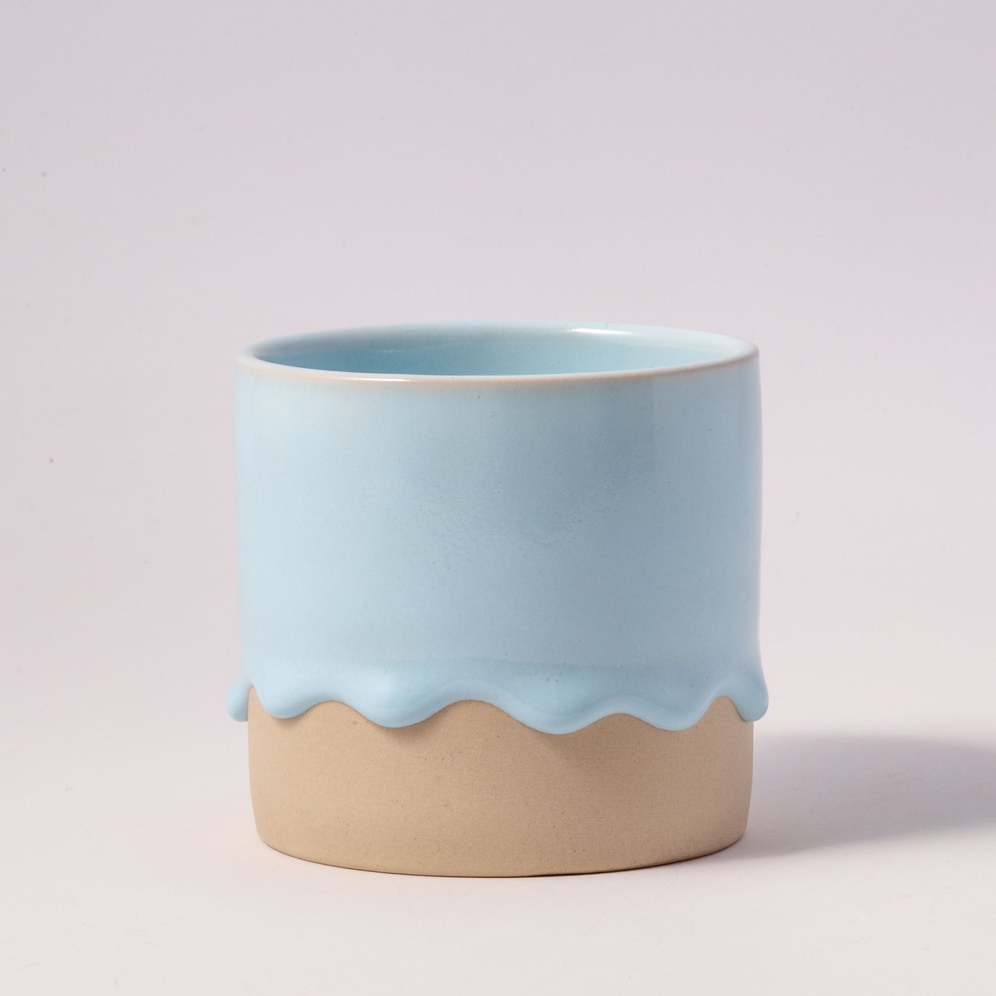 Handcrafted 10oz Ceramic Squat Cylinder Mug – Artisan Coffee Cup