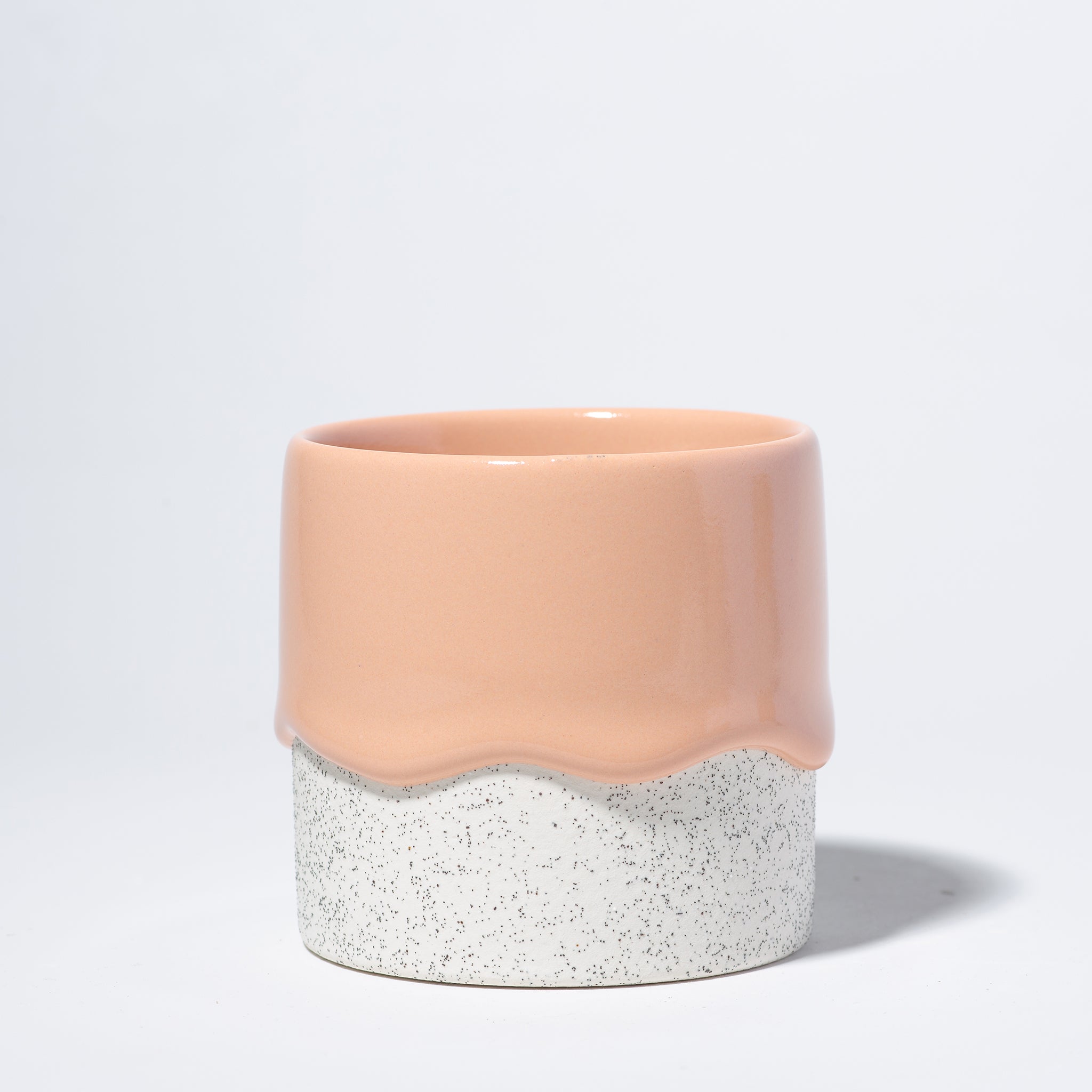 Handcrafted 10oz Ceramic Squat Cylinder Mug – Artisan Coffee Cup