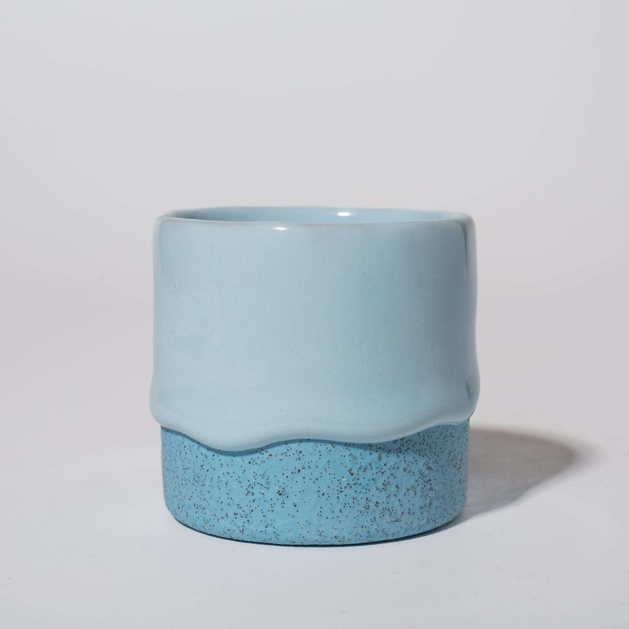 Handcrafted 10oz Ceramic Squat Cylinder Mug – Artisan Coffee Cup