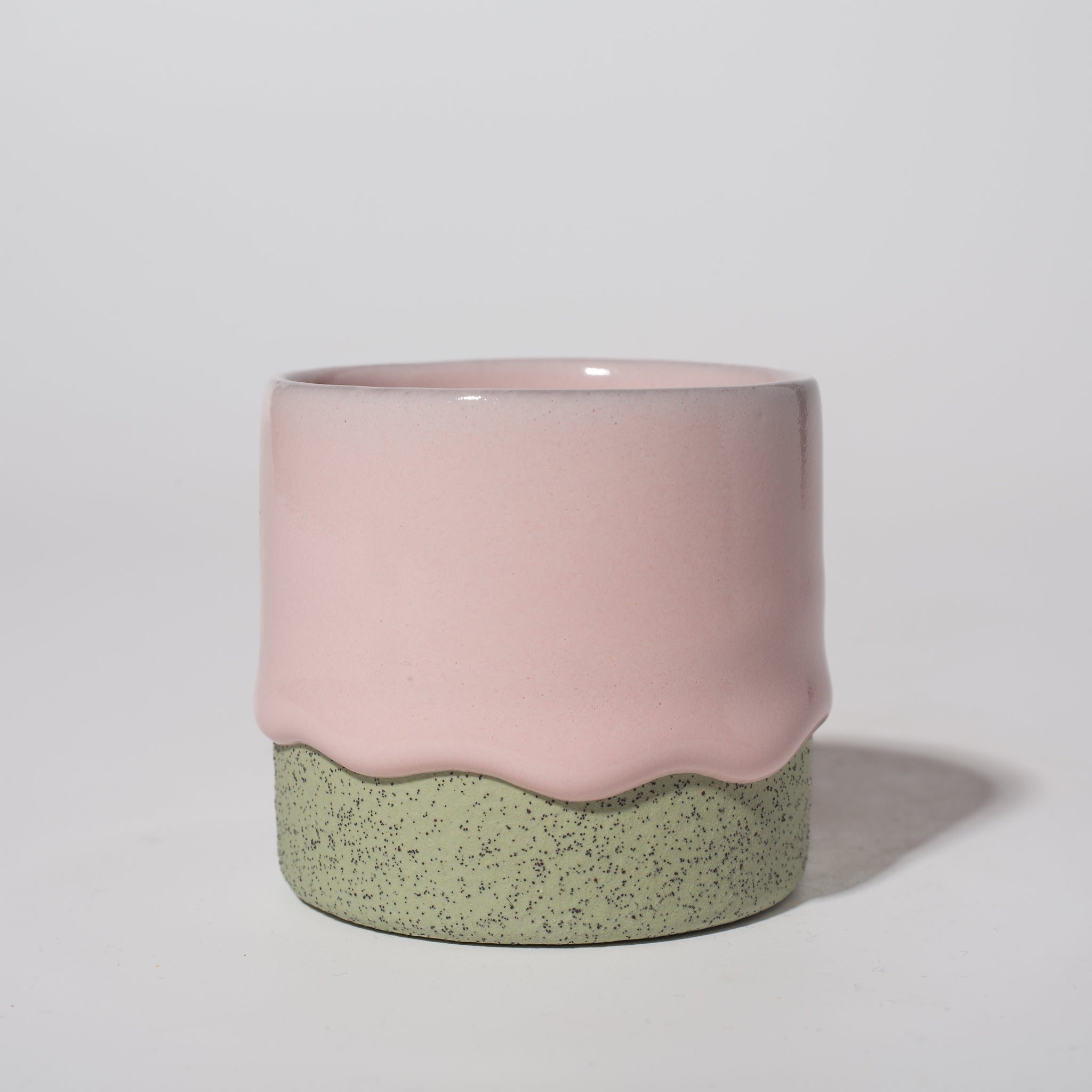 Handcrafted 10oz Ceramic Squat Cylinder Mug – Artisan Coffee Cup