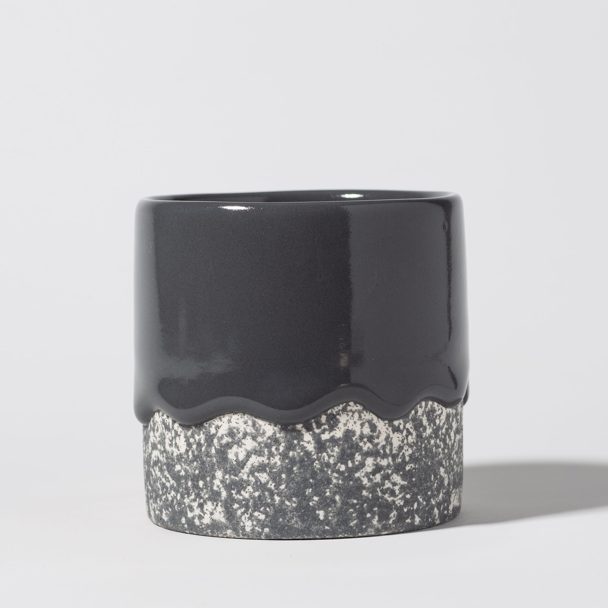 Handcrafted 10oz Ceramic Squat Cylinder Mug – Artisan Coffee Cup