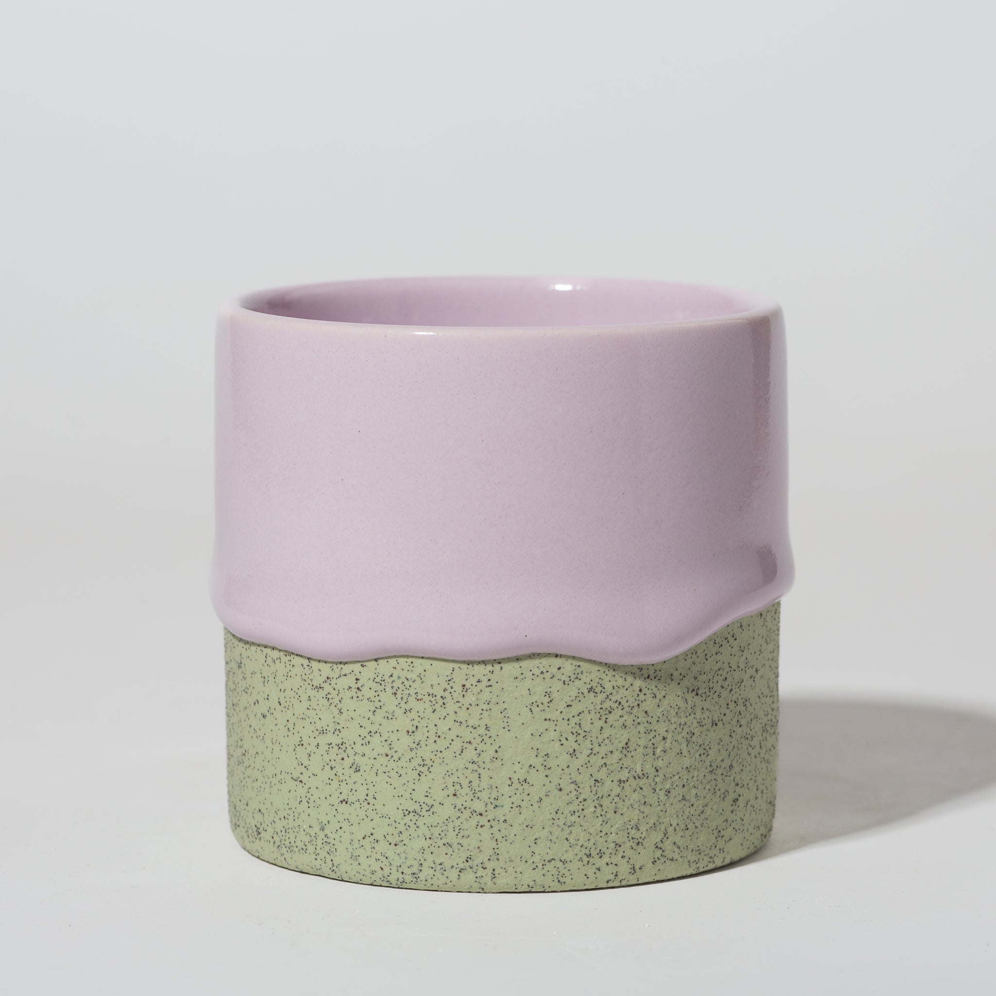 Handcrafted 10oz Ceramic Squat Cylinder Mug – Artisan Coffee Cup