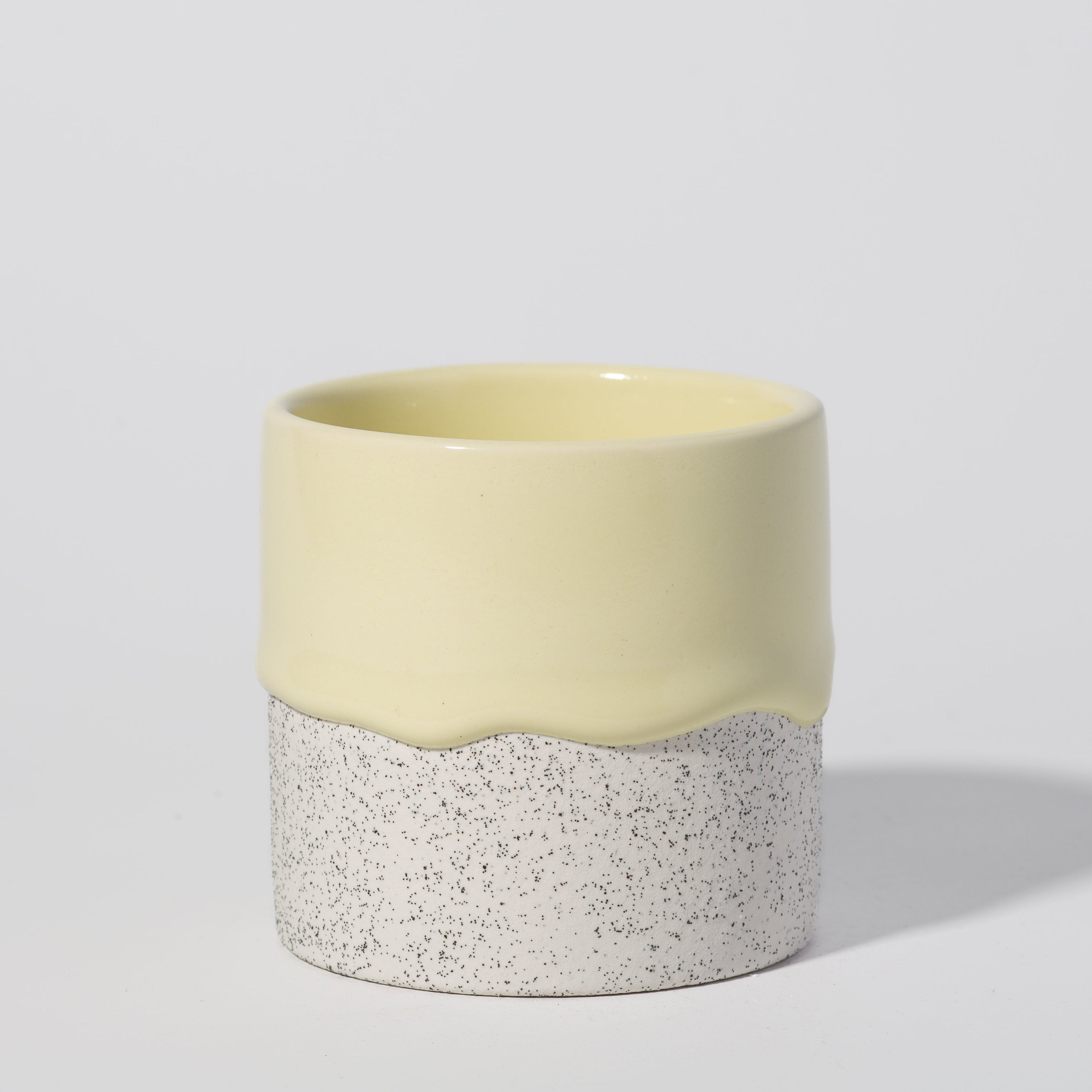 Handcrafted 10oz Ceramic Squat Cylinder Mug – Artisan Coffee Cup