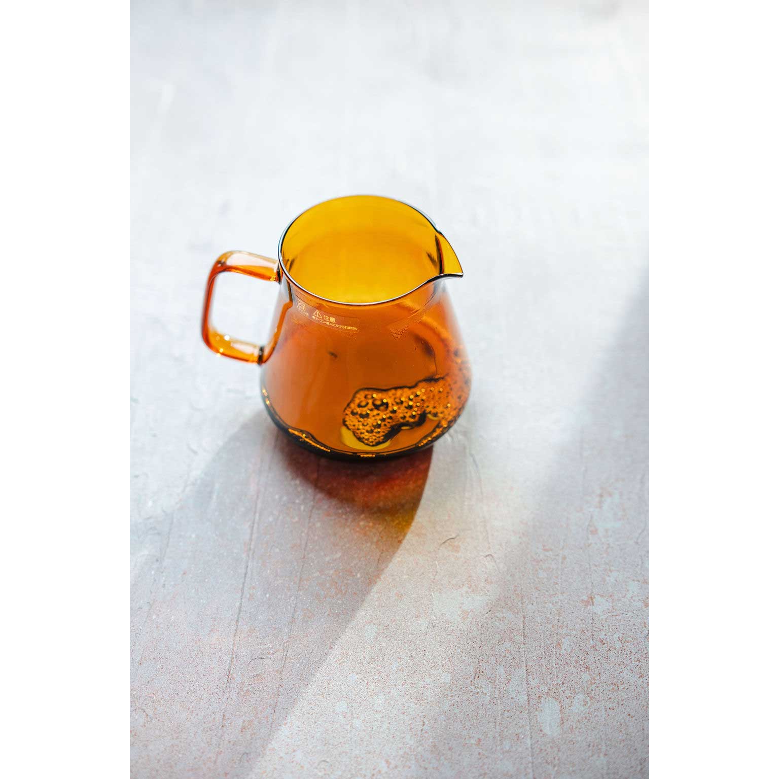Hario Glass Coffee and Tea Server - Amber (600ml)