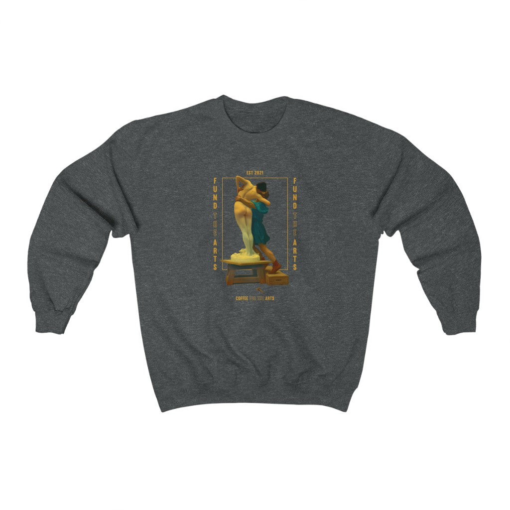 GALATEA-UNISEX-CREWNECK-SWEATSHIRT-coffee-for-the-arts-grey