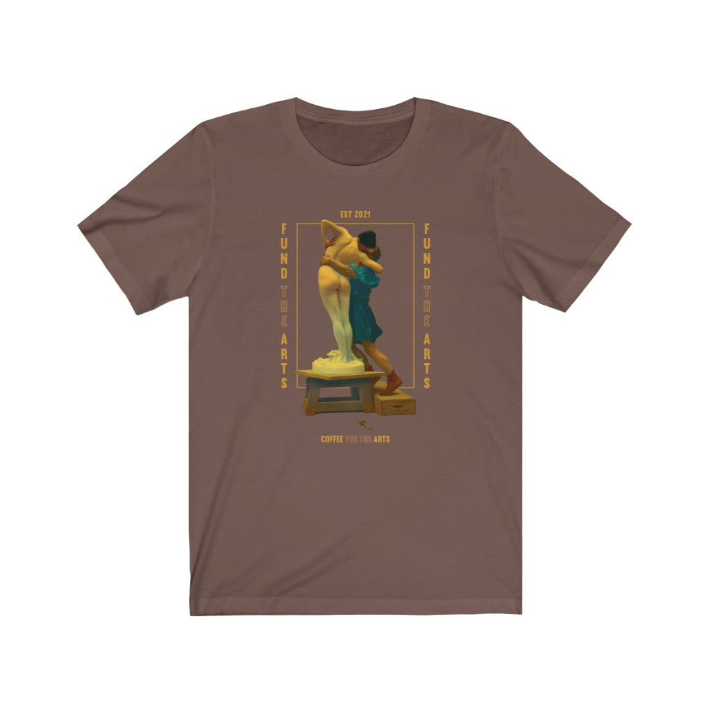 GALATEA-UNISEX-PREMIUM-TEE-t-shirt-coffee-for-the-arts-merch-gift-brown