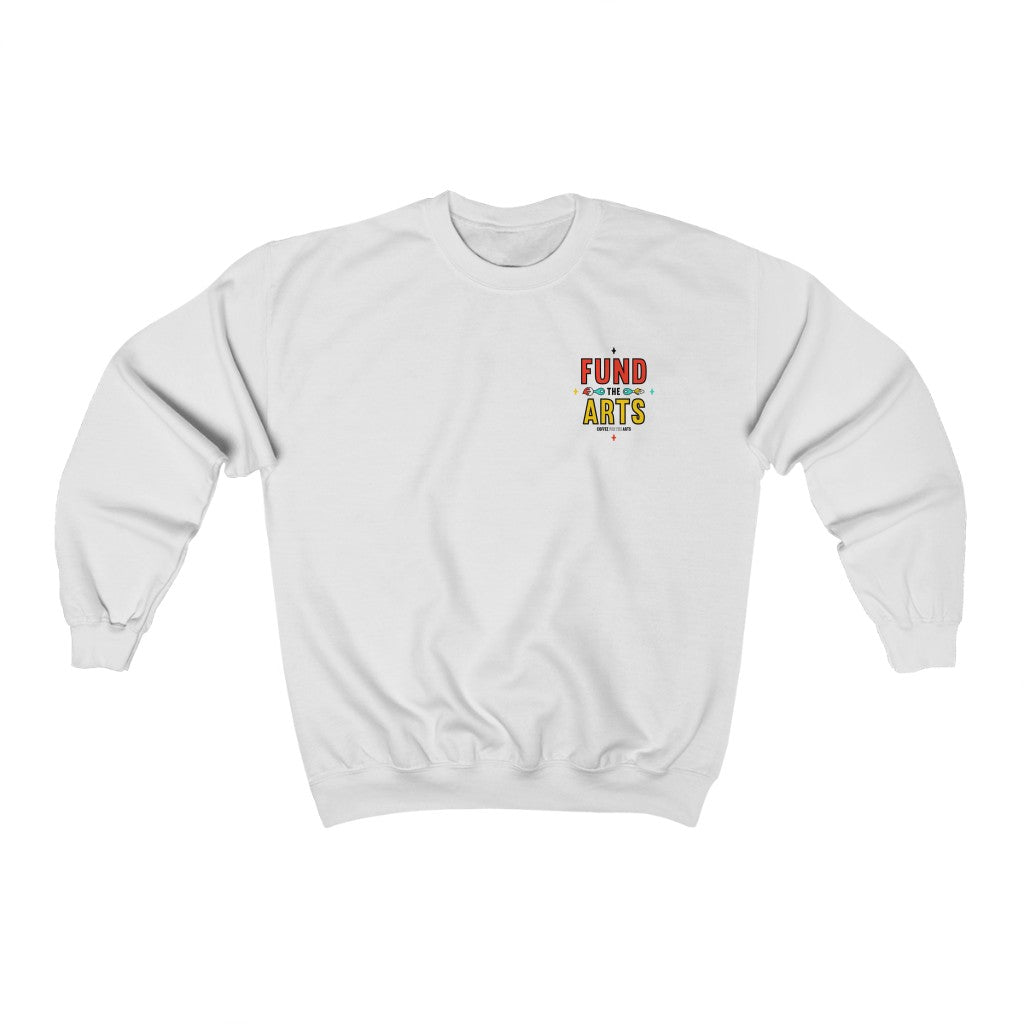 fund-the-arts-sweatshirts-best-gift-coffee-for-the-arts-white